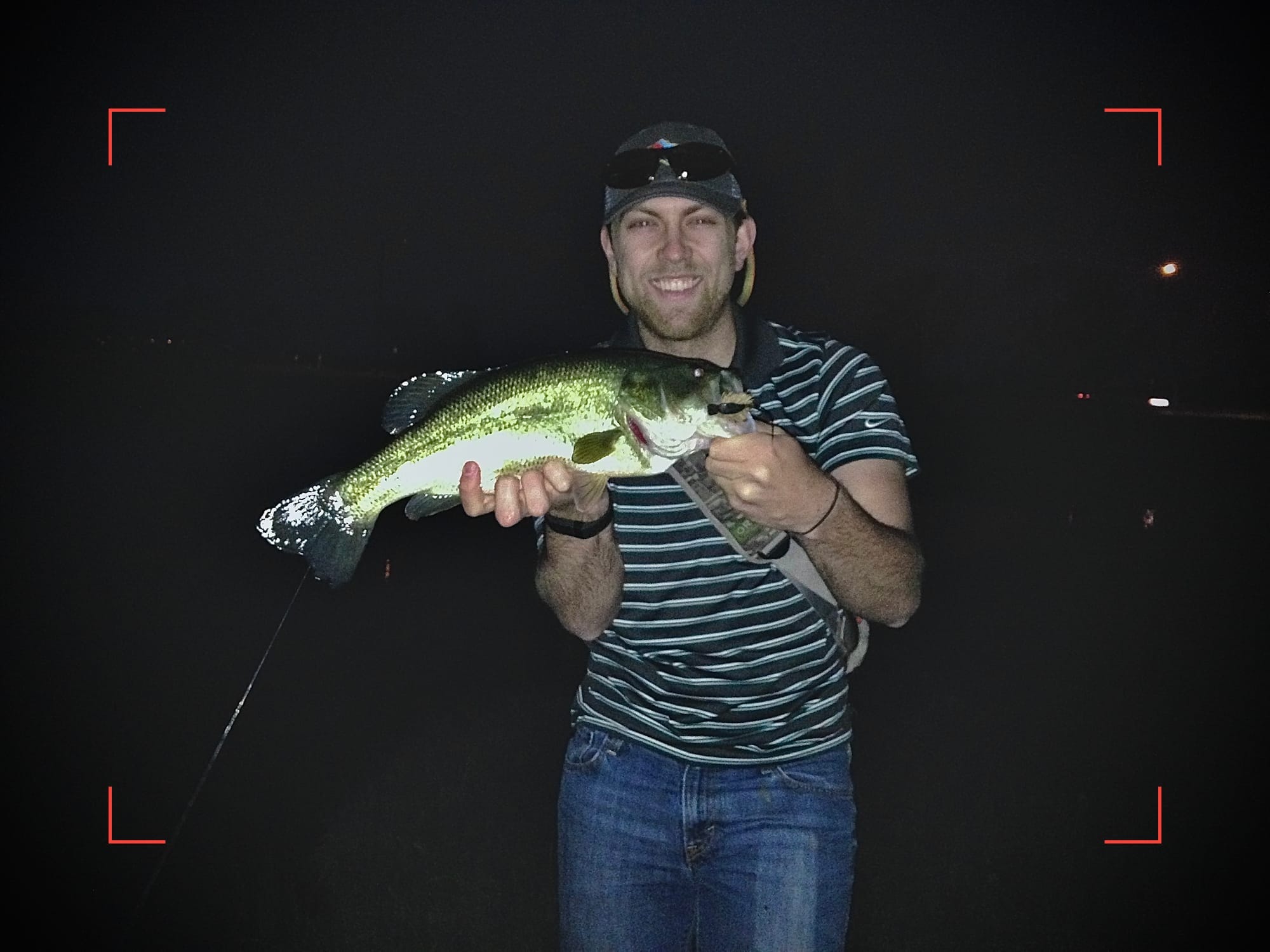 Fly fishing for Largemouth bass, Boulder County, Colorado