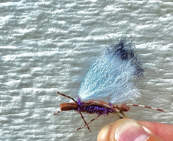 Fly tying the Chubby Chernobyl fly pattern